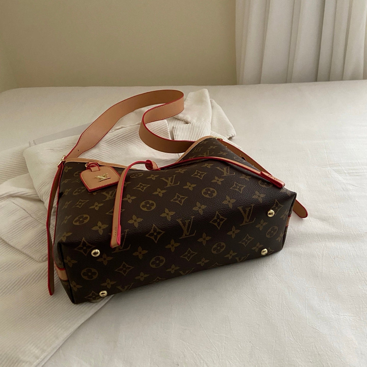 Monogram Cross-Strap Shoulder Bag