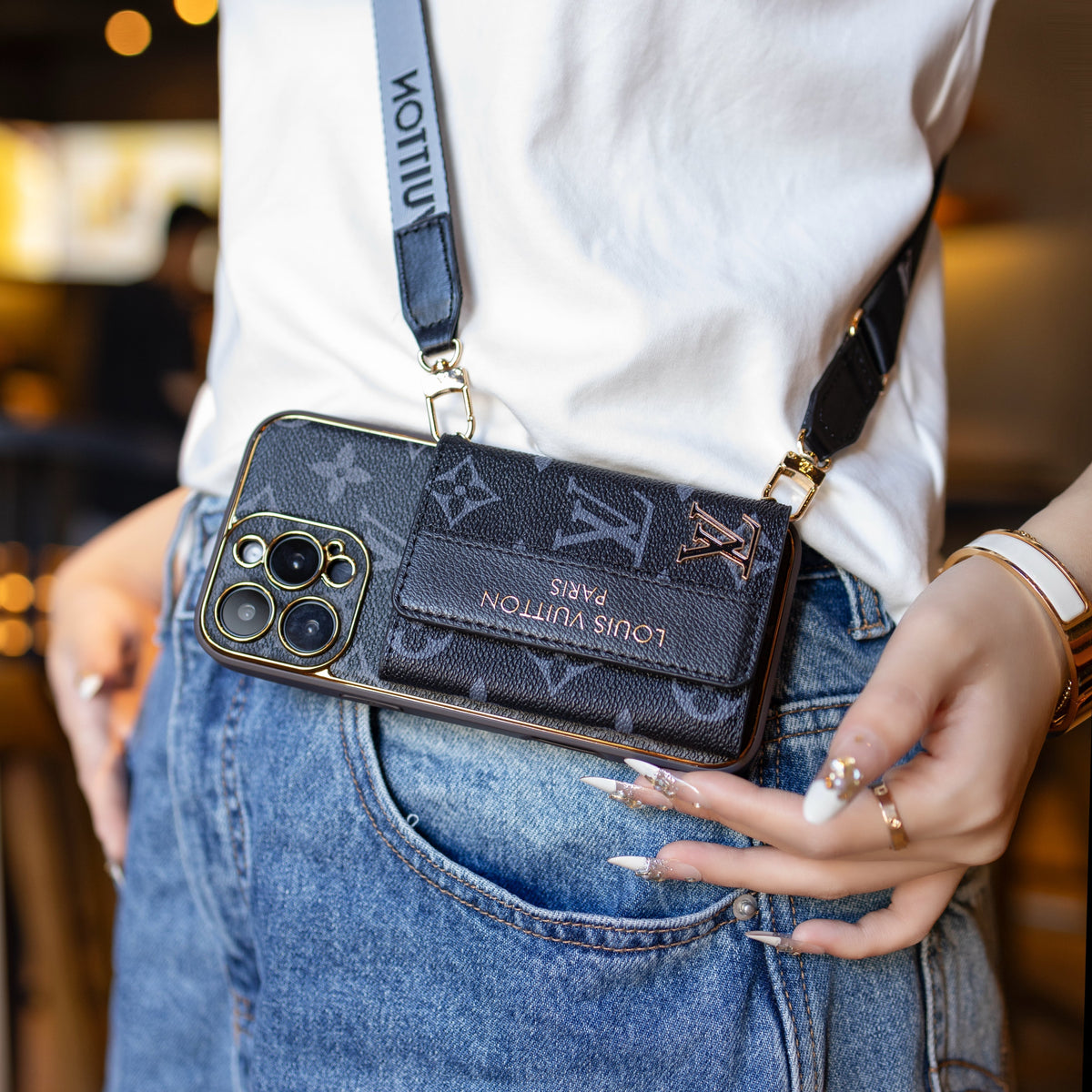 New Classic Luxury Card Holder Phone Case  02