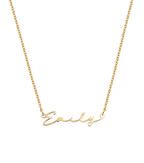 Sterling Silver Handwrite Name Necklace
