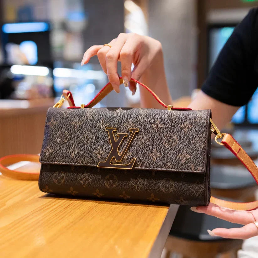 Luxe Texture Leather Handbag