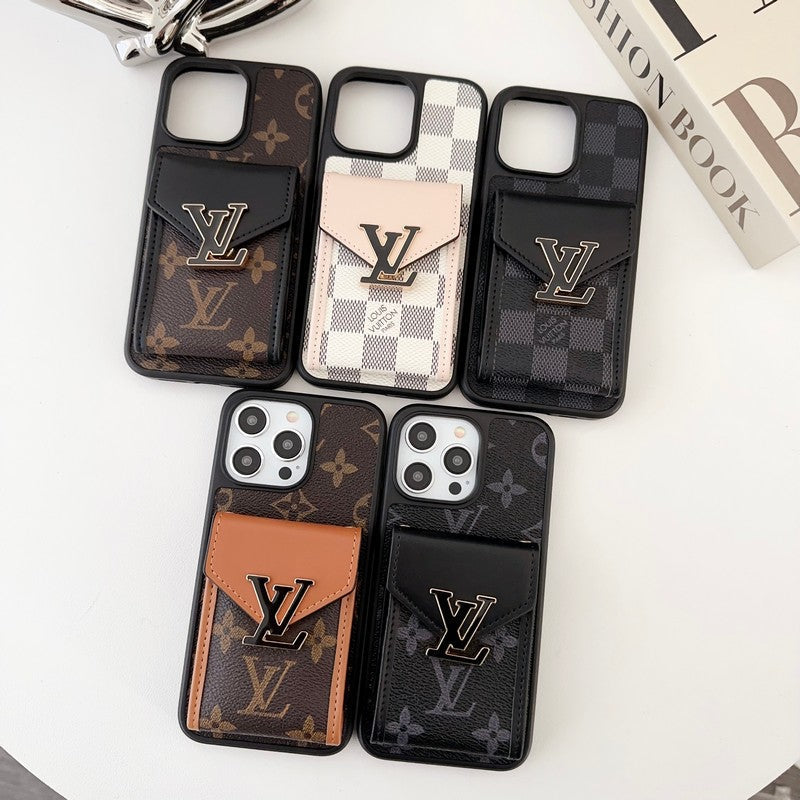 Luxury Card Bag Color iPhone Case