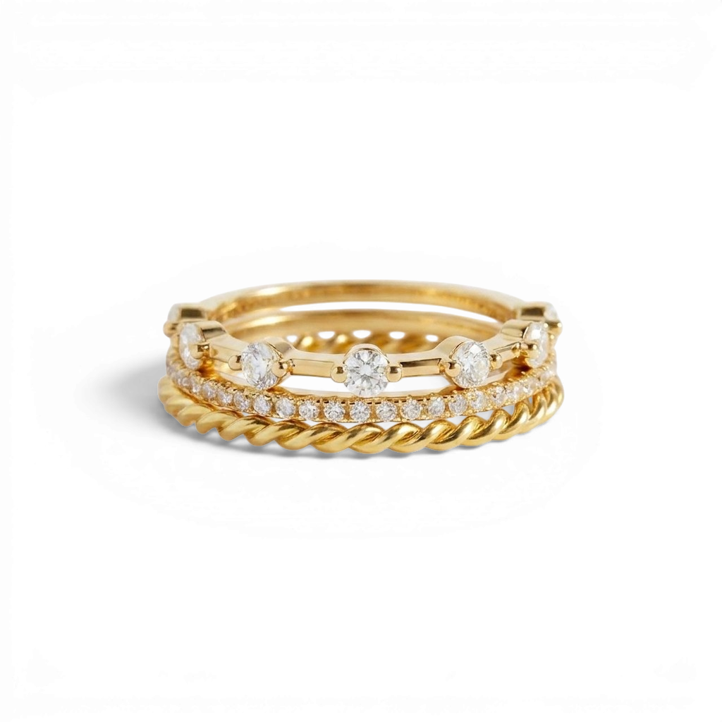 Modern Ring Stack