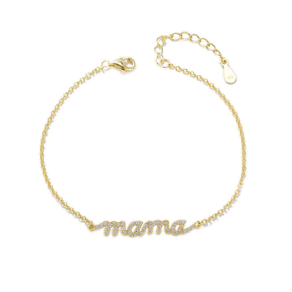 Personalized Pave Stone Name Bracelets