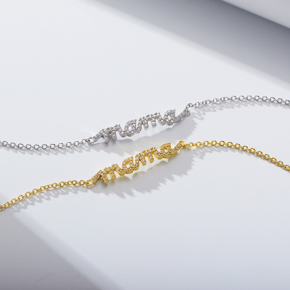 Personalized Pave Stone Name Bracelets