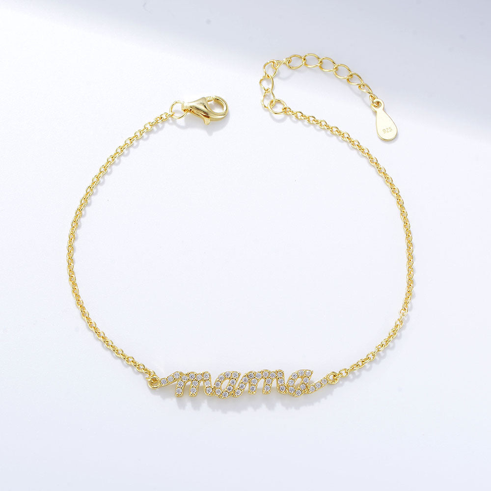 Personalized Pave Stone Name Bracelets