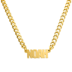 Sterling Silver Cuban Chain Name Necklace