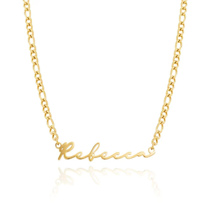 Sterling Silver Handwrite Name Necklace