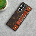 Luxury Brand Strap Holder Case For Samsung Z Fold 7-4