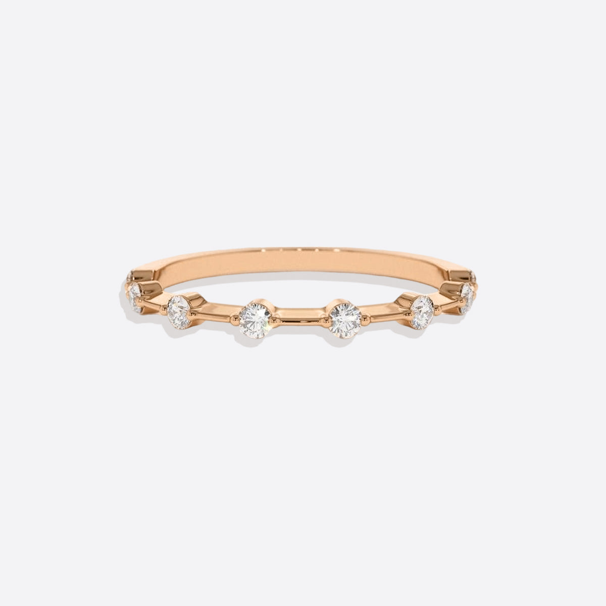 Ultra Thin Floating Eternity Ring