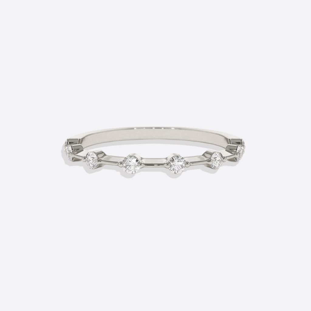 Ultra Thin Floating Eternity Ring