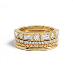 Vintage Maximalist Ring Stack