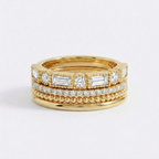 Vintage Maximalist Ring Stack