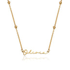 Sterling Silver Handwrite Name Necklace