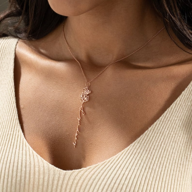 Floral Identity Necklace